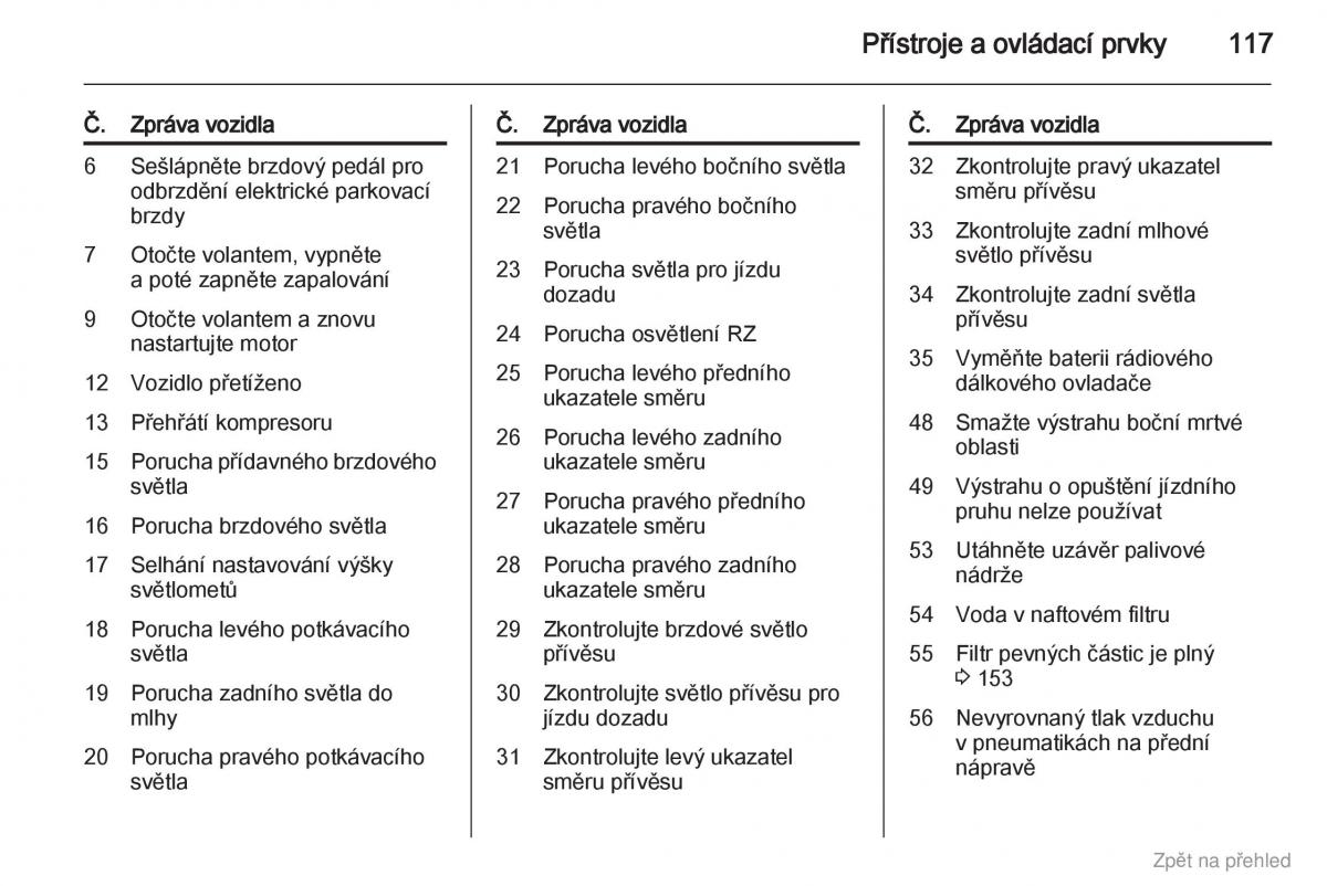 Opel Astra J IV 4 navod k obsludze / page 118