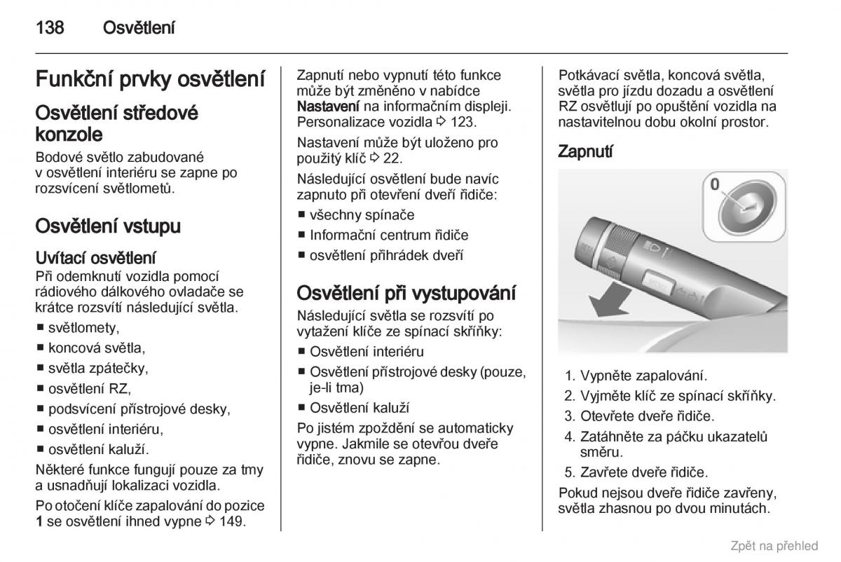 Opel Astra J IV 4 navod k obsludze / page 139