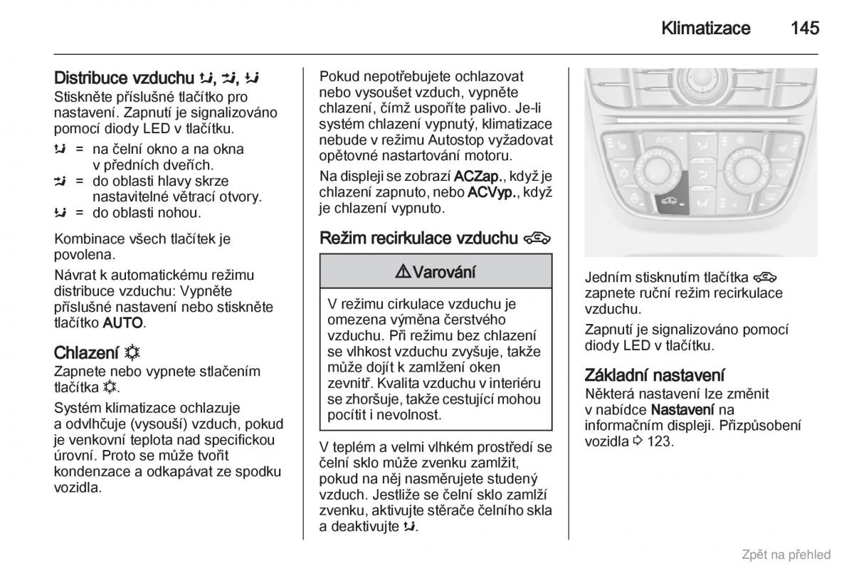 Opel Astra J IV 4 navod k obsludze / page 146