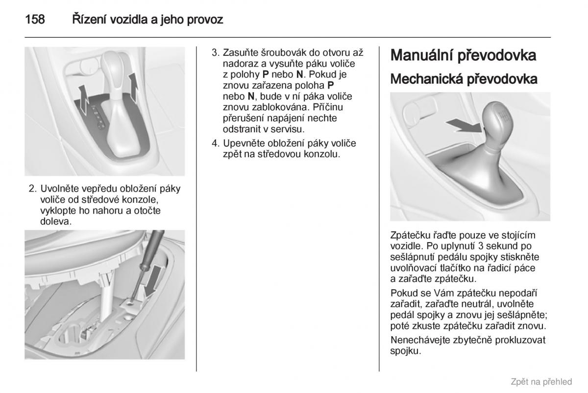 Opel Astra J IV 4 navod k obsludze / page 159