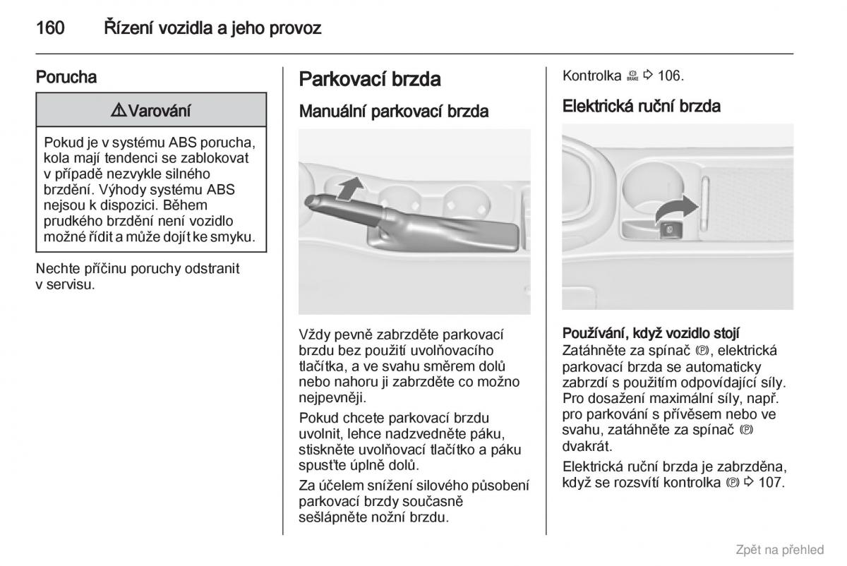 Opel Astra J IV 4 navod k obsludze / page 161