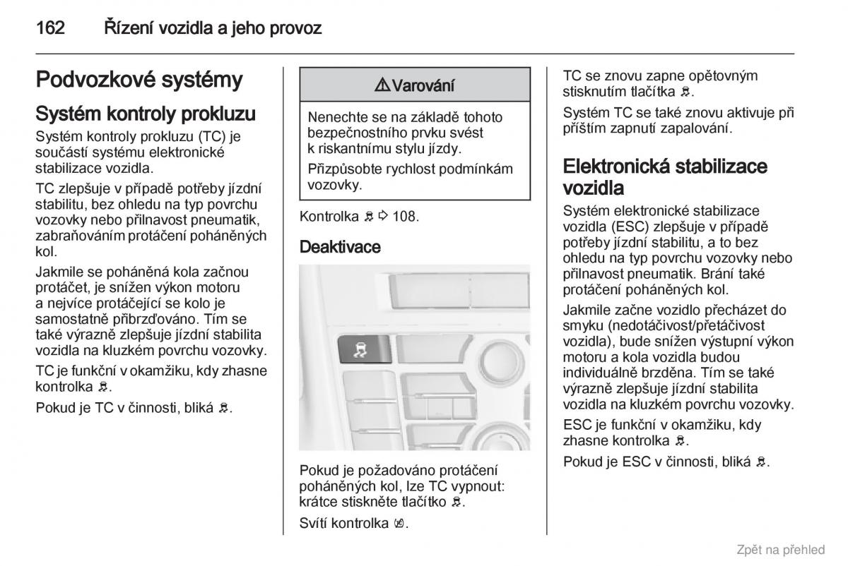 Opel Astra J IV 4 navod k obsludze / page 163