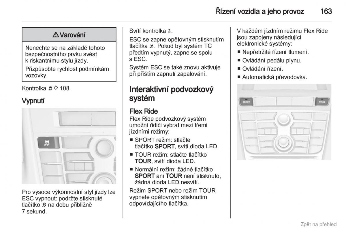 Opel Astra J IV 4 navod k obsludze / page 164