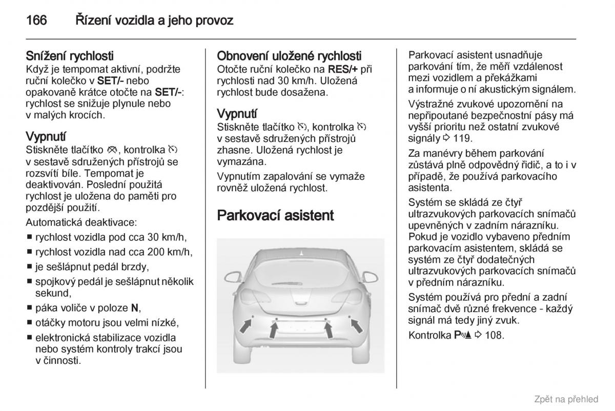 Opel Astra J IV 4 navod k obsludze / page 167