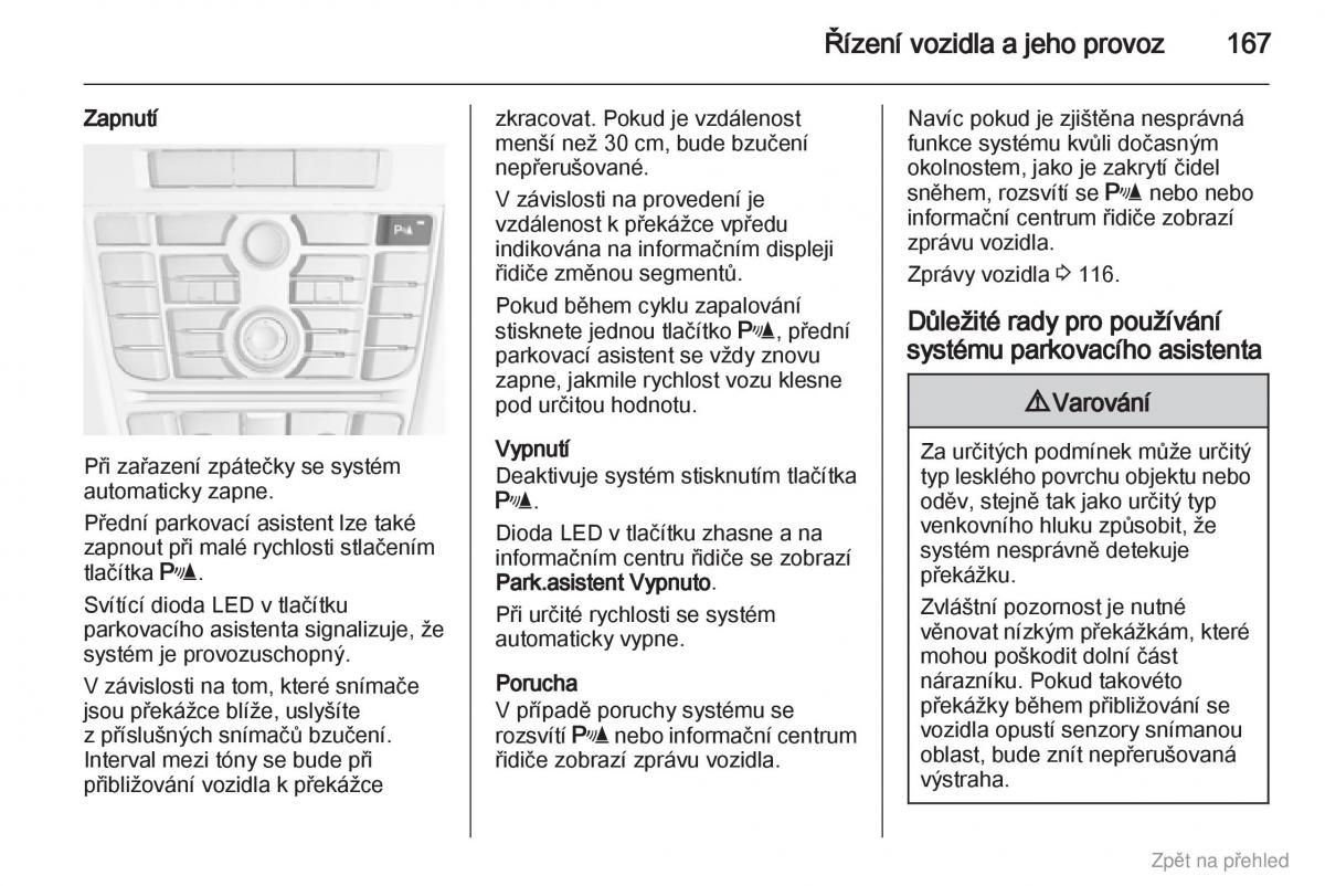 Opel Astra J IV 4 navod k obsludze / page 168