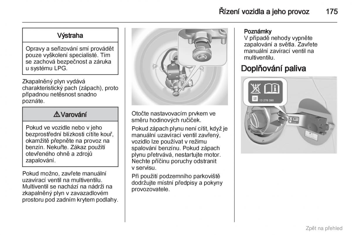 Opel Astra J IV 4 navod k obsludze / page 176