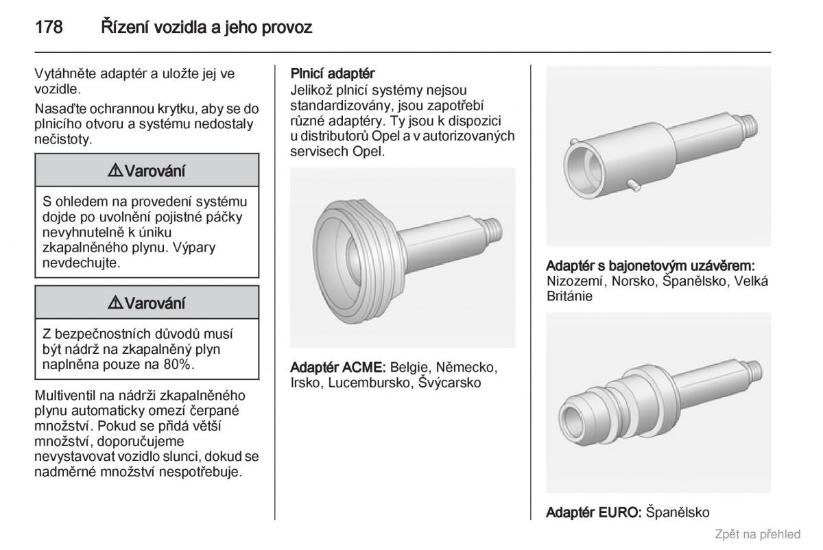 Opel Astra J IV 4 navod k obsludze / page 179