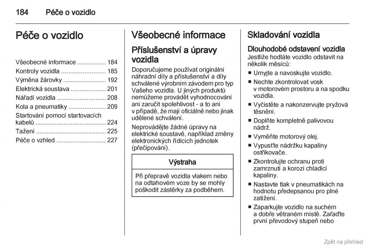 Opel Astra J IV 4 navod k obsludze / page 185