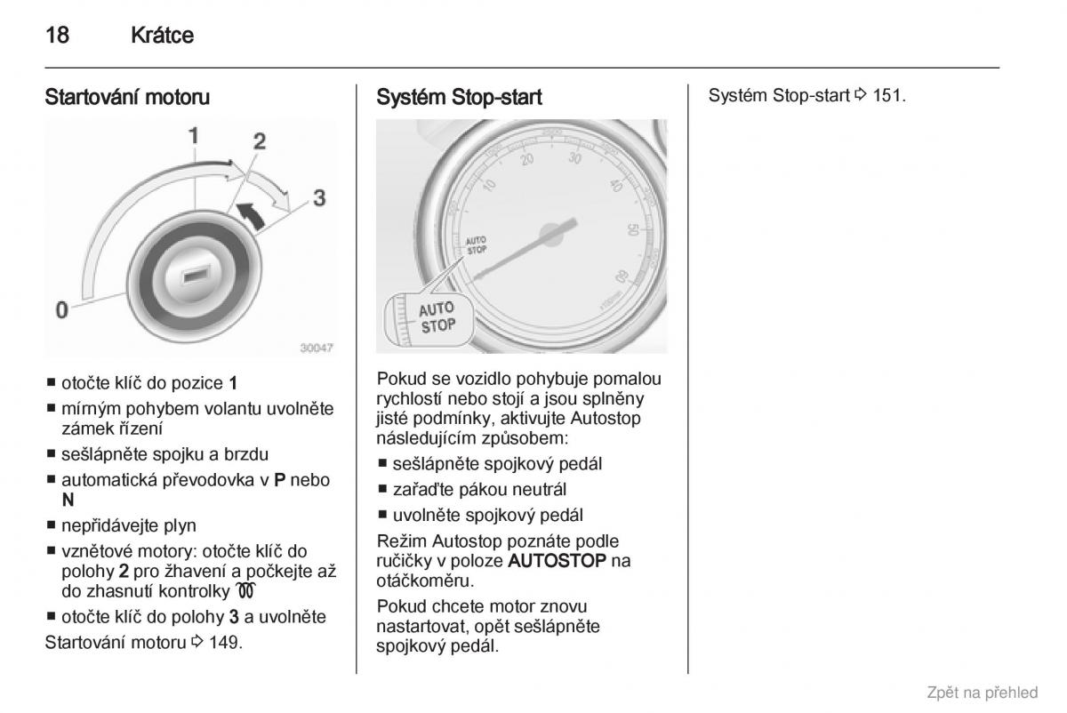 Opel Astra J IV 4 navod k obsludze / page 19