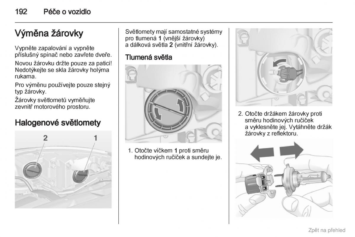 Opel Astra J IV 4 navod k obsludze / page 193