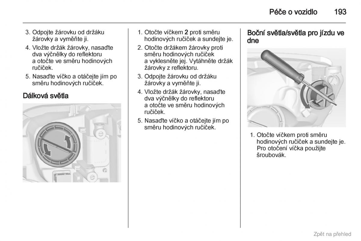 Opel Astra J IV 4 navod k obsludze / page 194