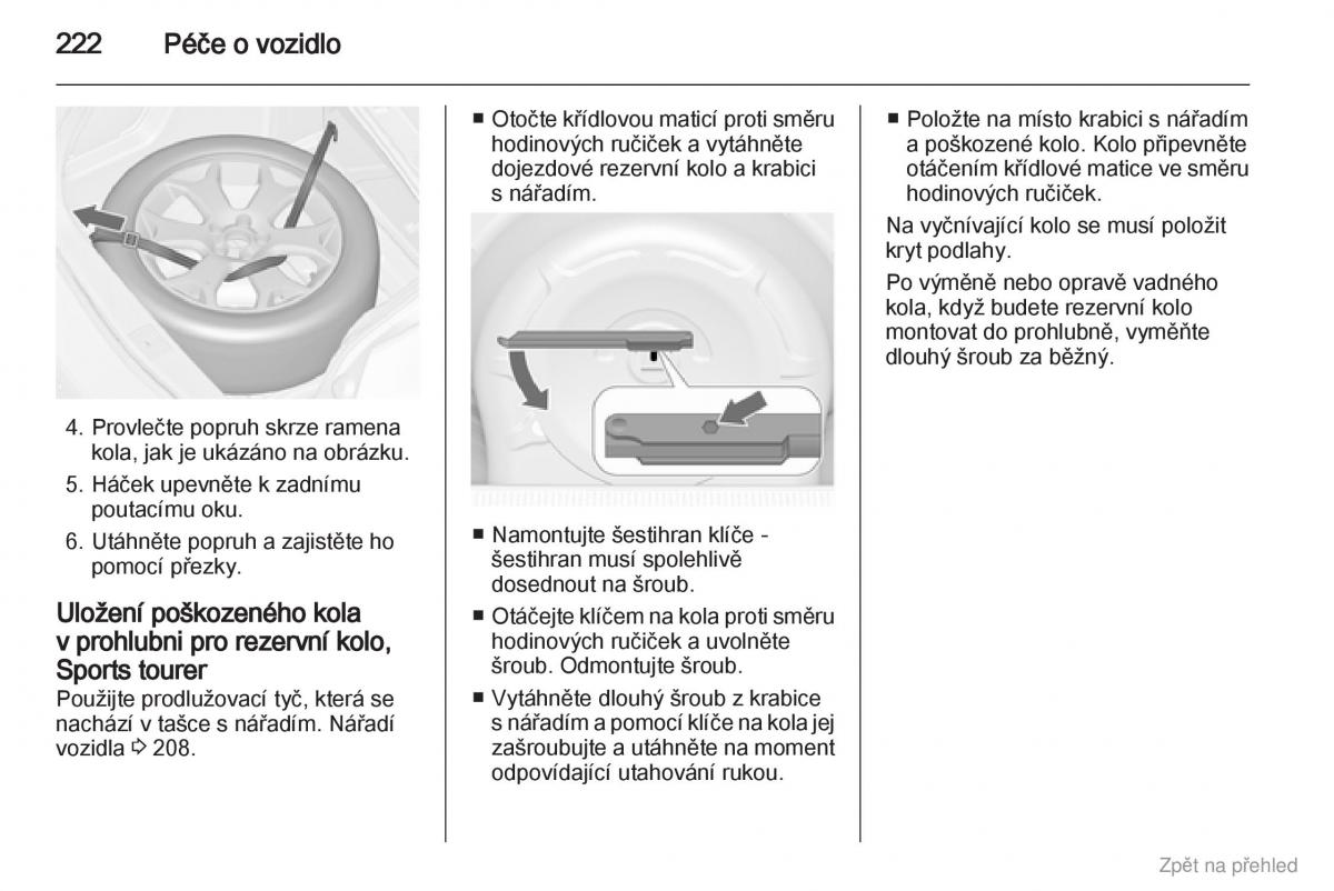 Opel Astra J IV 4 navod k obsludze / page 223