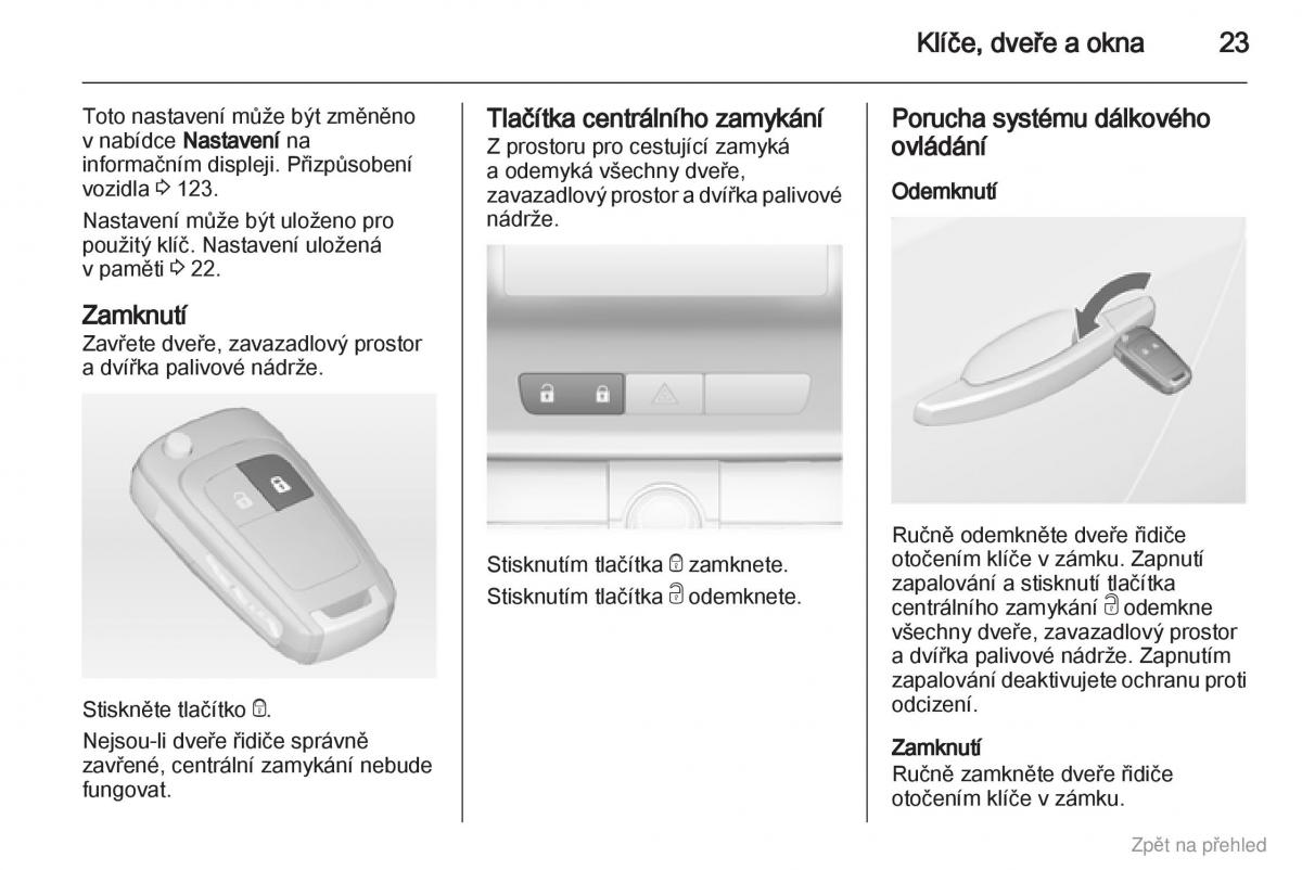 Opel Astra J IV 4 navod k obsludze / page 24