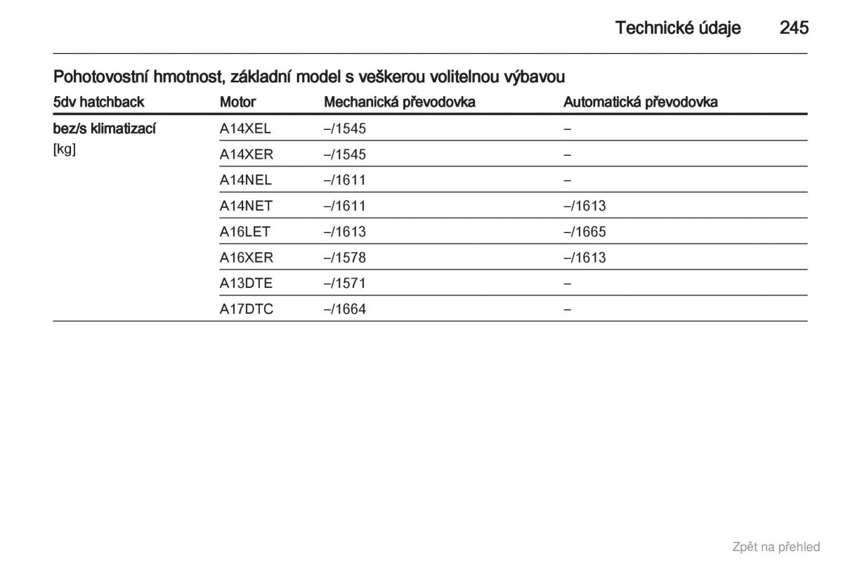 Opel Astra J IV 4 navod k obsludze / page 246