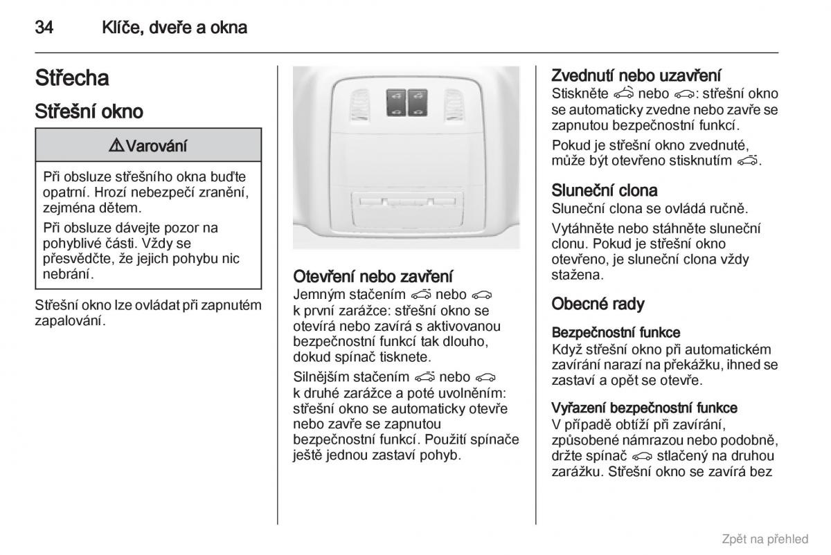 Opel Astra J IV 4 navod k obsludze / page 35