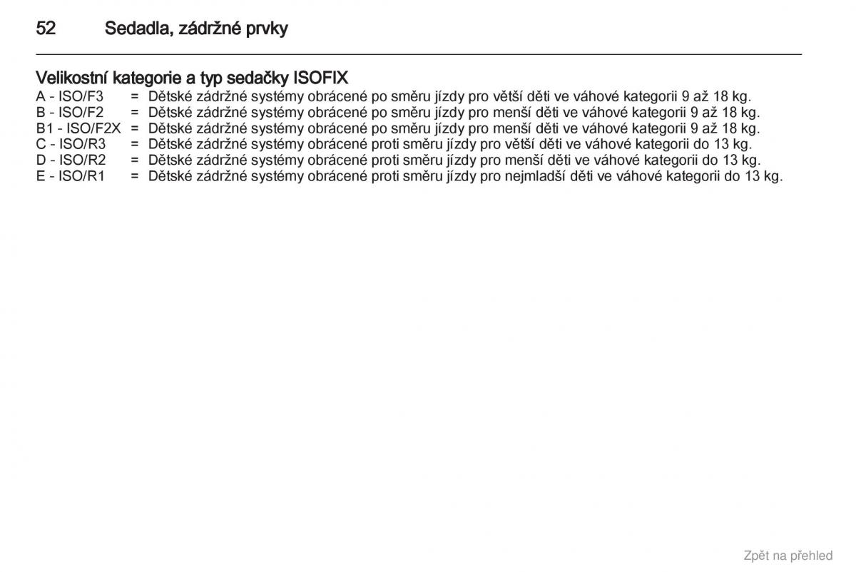 Opel Astra J IV 4 navod k obsludze / page 53