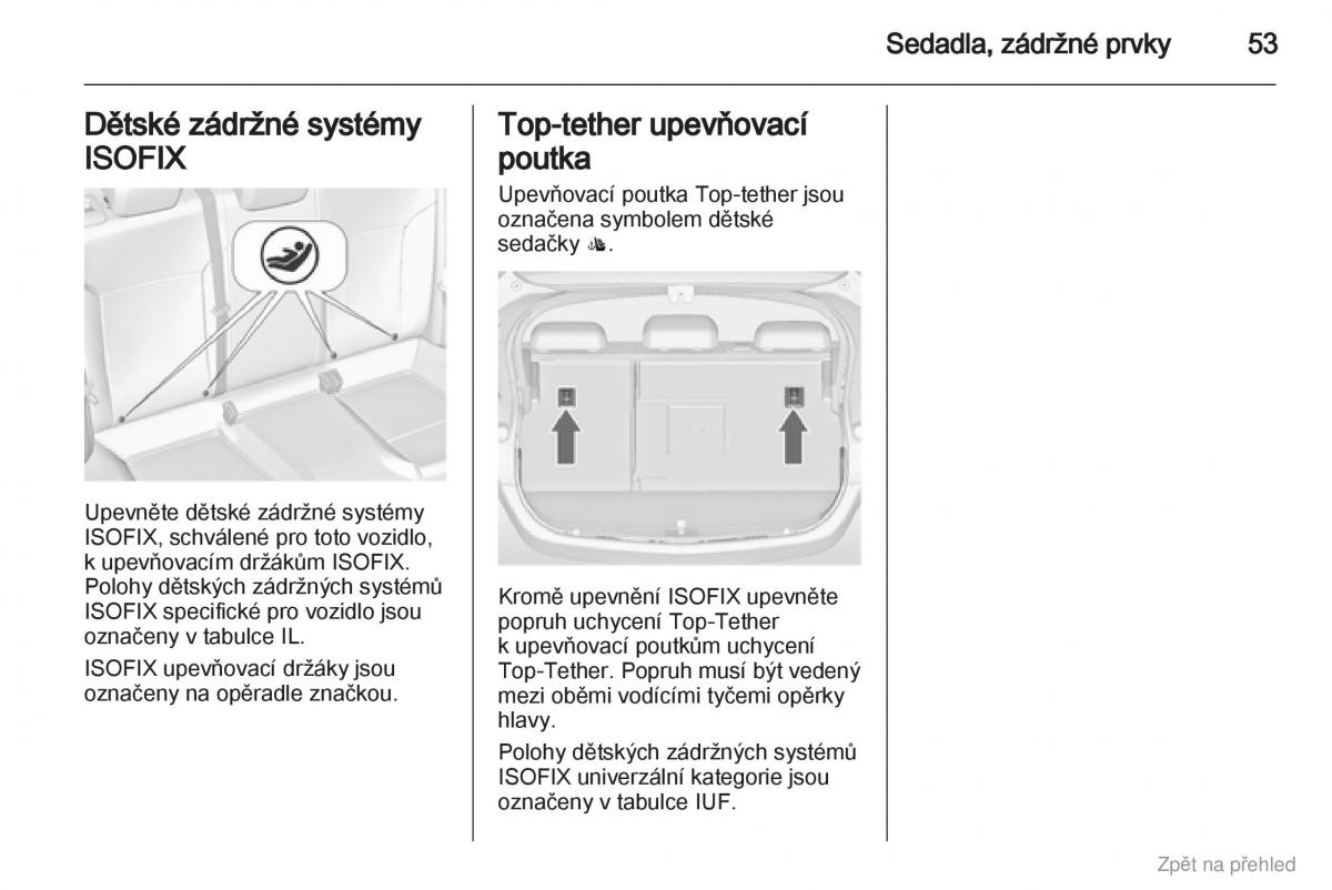 Opel Astra J IV 4 navod k obsludze / page 54