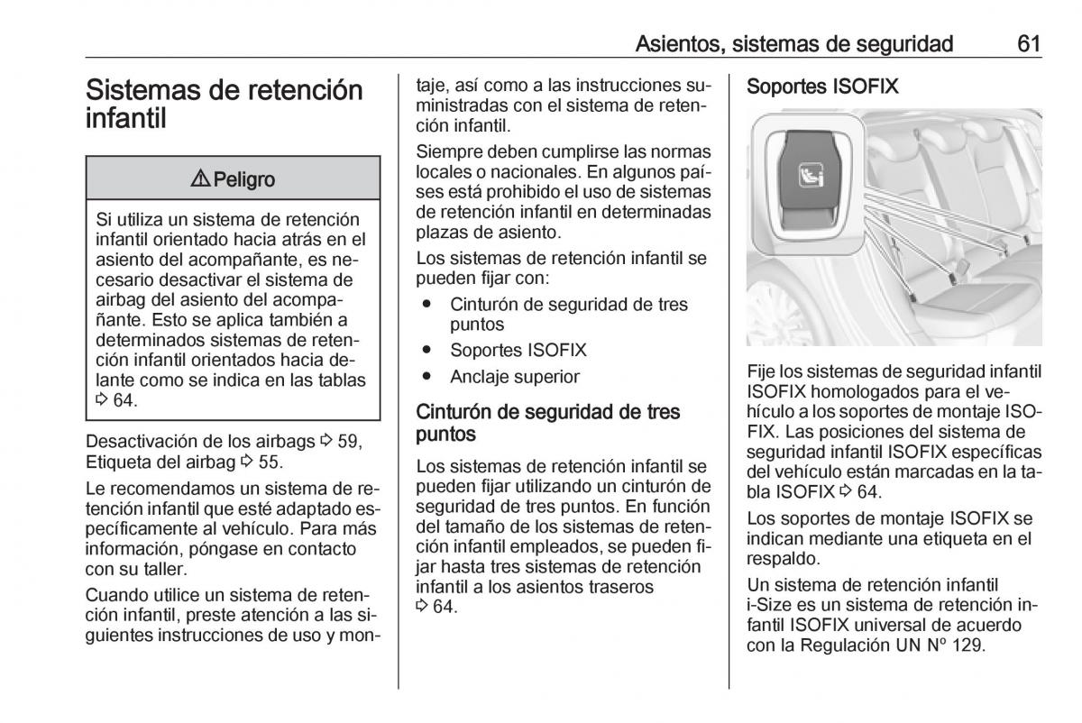 Opel Astra J IV 4 manual del propietario / page 63