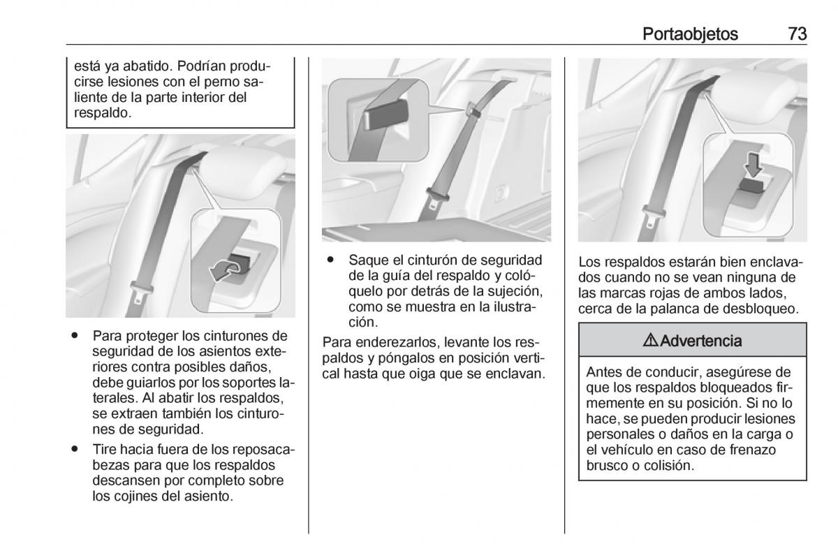 Opel Astra J IV 4 manual del propietario / page 75