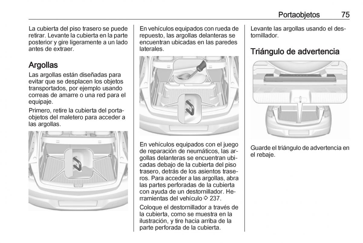 Opel Astra J IV 4 manual del propietario / page 77