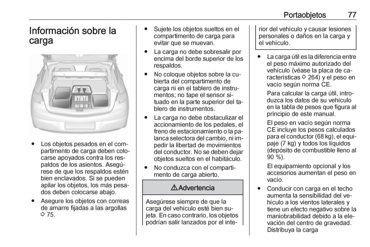 Opel Astra J IV 4 manual del propietario / page 79