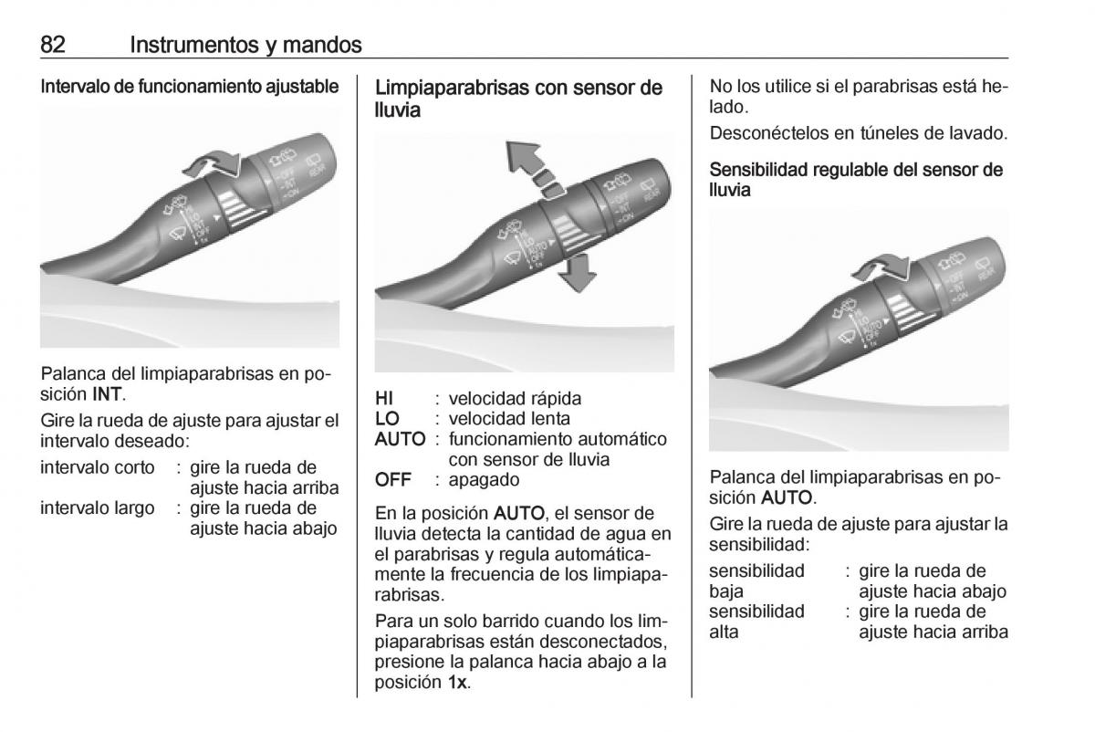 Opel Astra J IV 4 manual del propietario / page 84