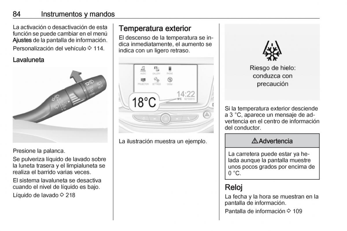 Opel Astra J IV 4 manual del propietario / page 86