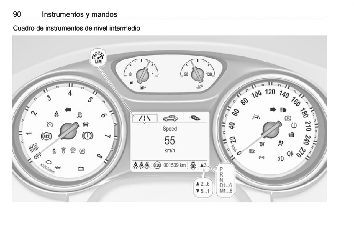 Opel Astra J IV 4 manual del propietario / page 92