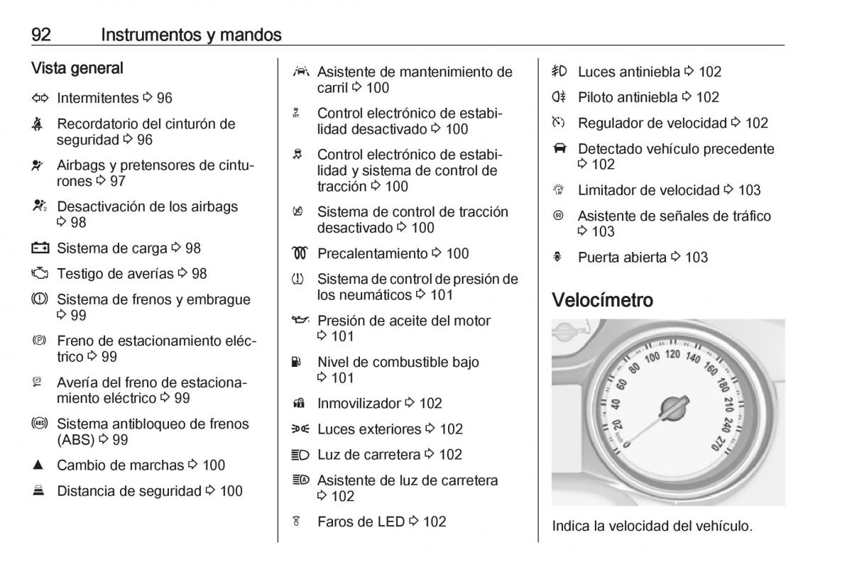 Opel Astra J IV 4 manual del propietario / page 94