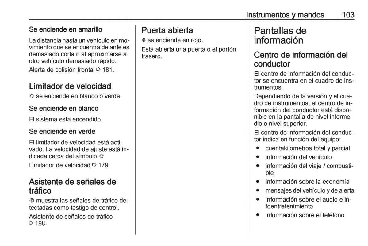 Opel Astra J IV 4 manual del propietario / page 105