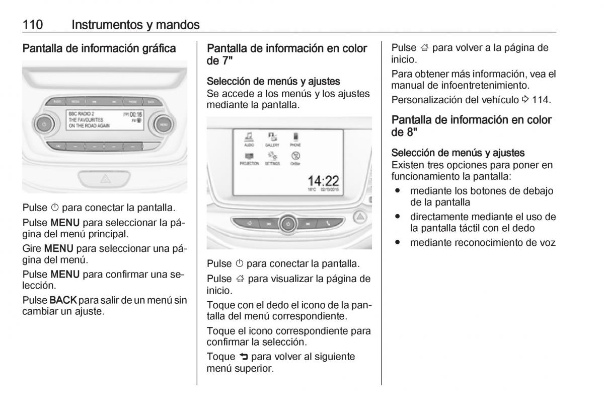 Opel Astra J IV 4 manual del propietario / page 112