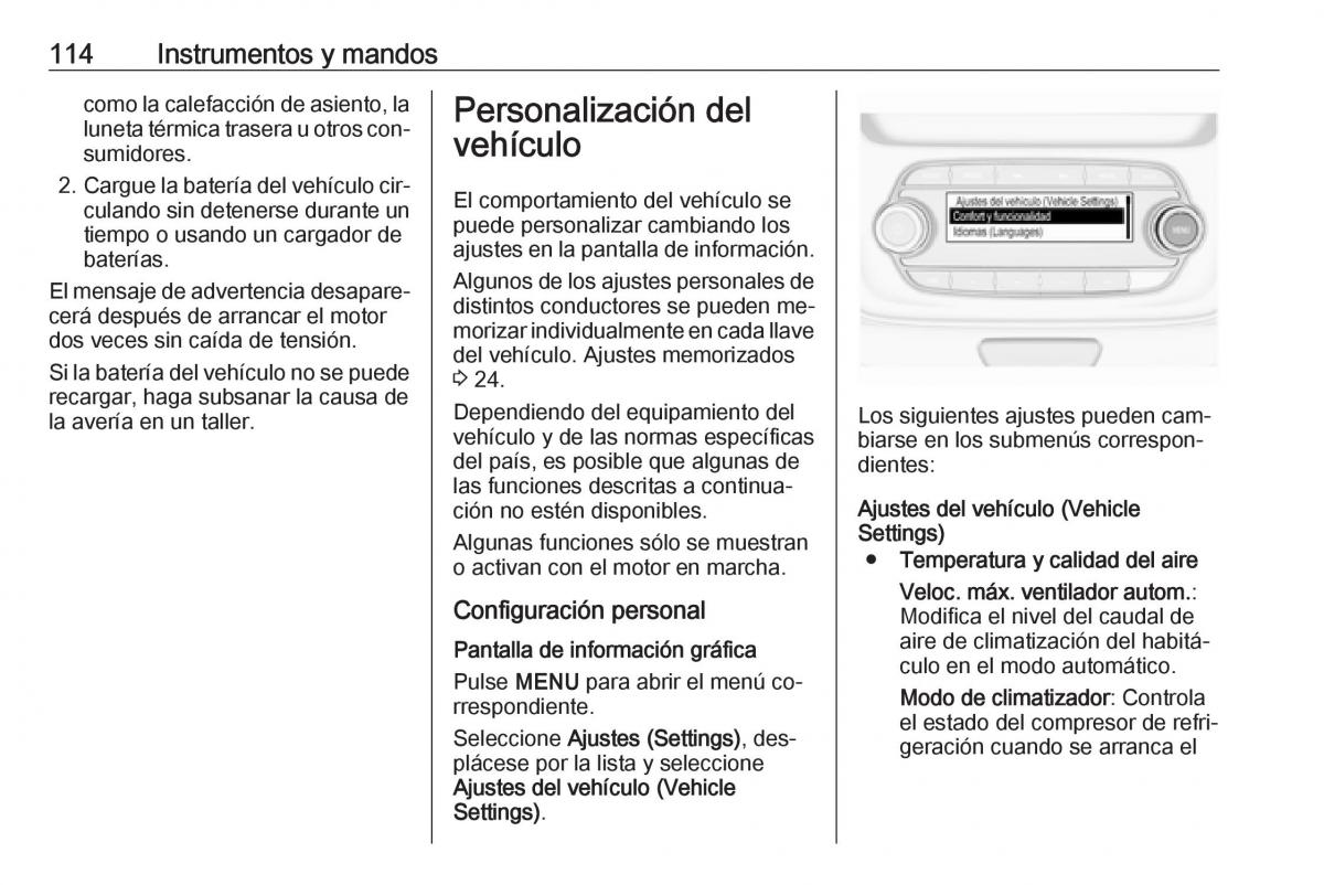 Opel Astra J IV 4 manual del propietario / page 116