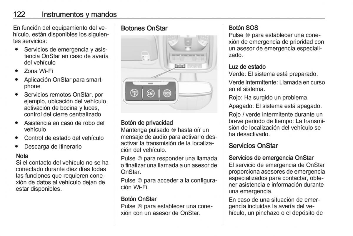 Opel Astra J IV 4 manual del propietario / page 124