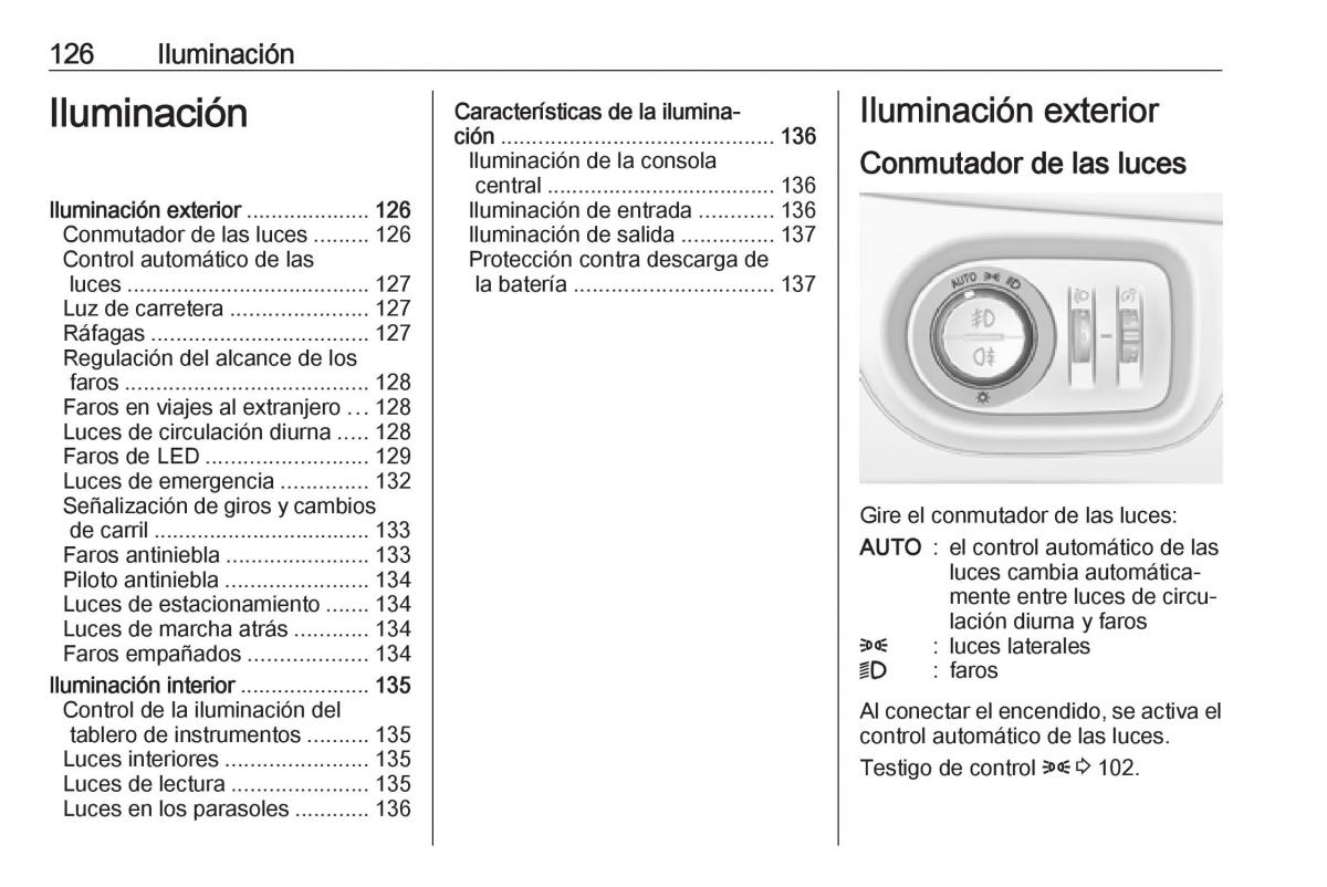 Opel Astra J IV 4 manual del propietario / page 128