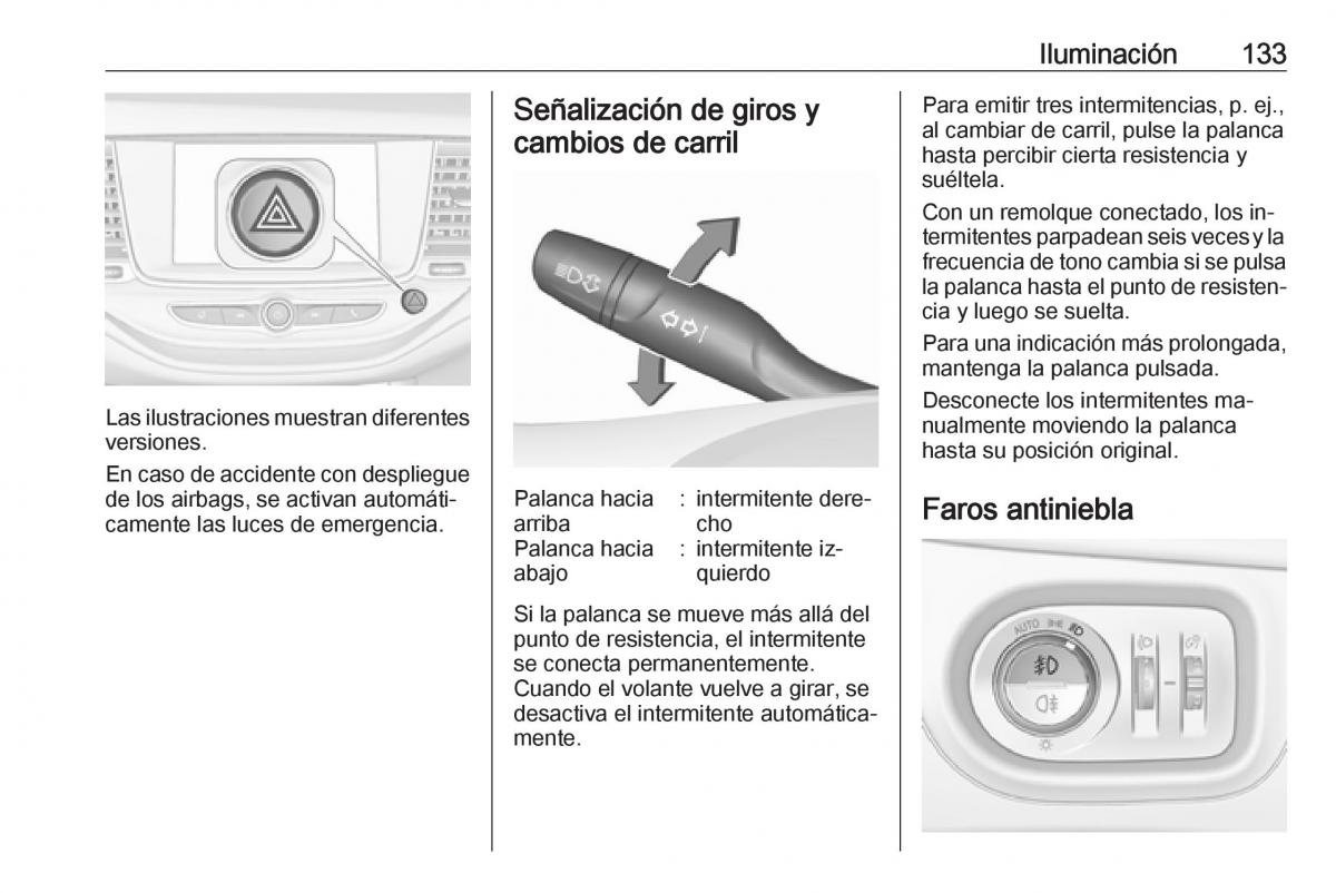 Opel Astra J IV 4 manual del propietario / page 135