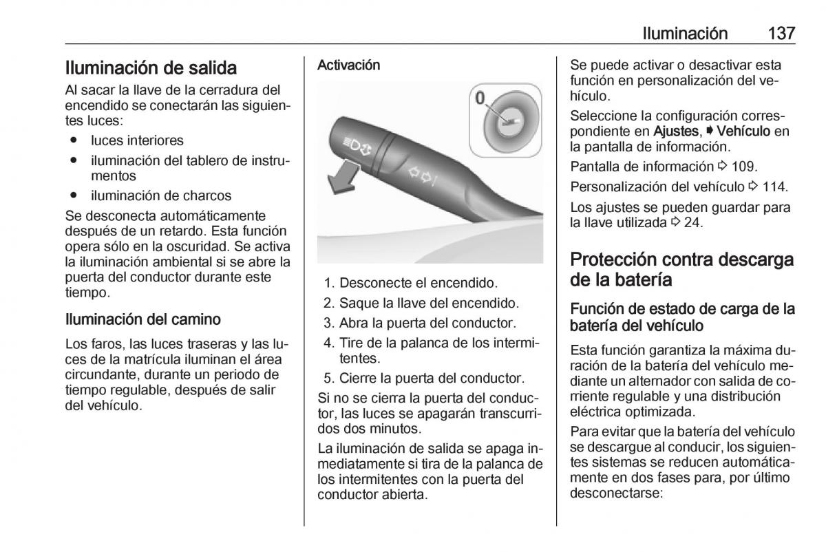 Opel Astra J IV 4 manual del propietario / page 139