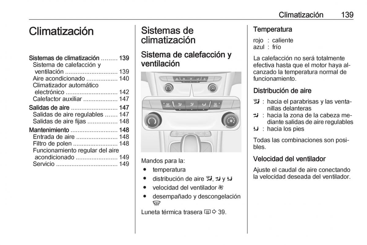 Opel Astra J IV 4 manual del propietario / page 141