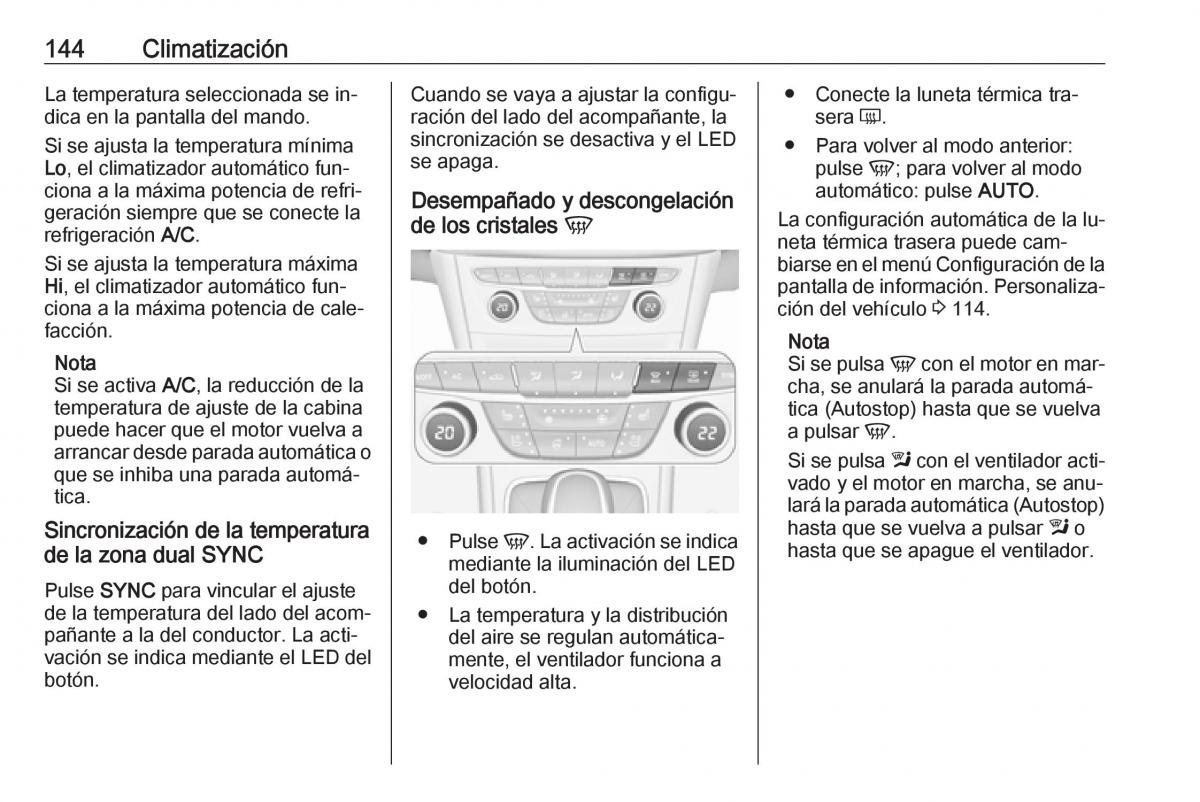 Opel Astra J IV 4 manual del propietario / page 146