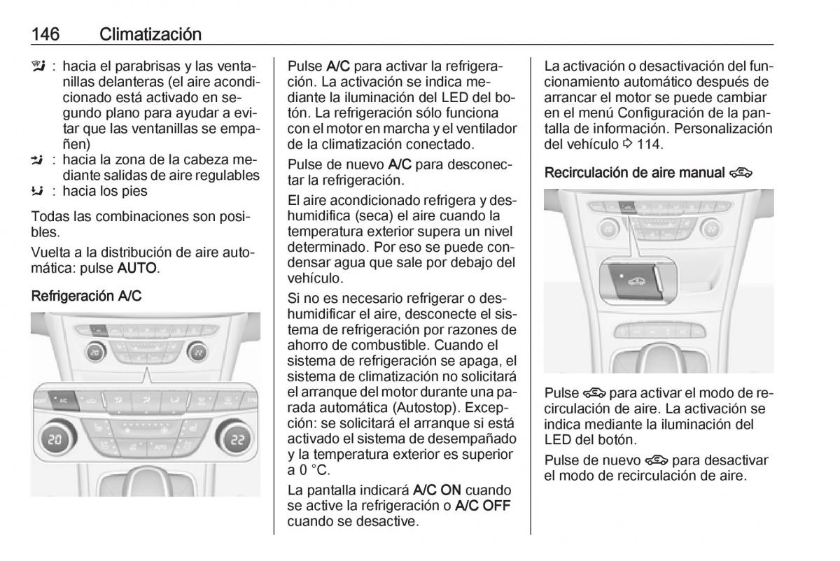 Opel Astra J IV 4 manual del propietario / page 148