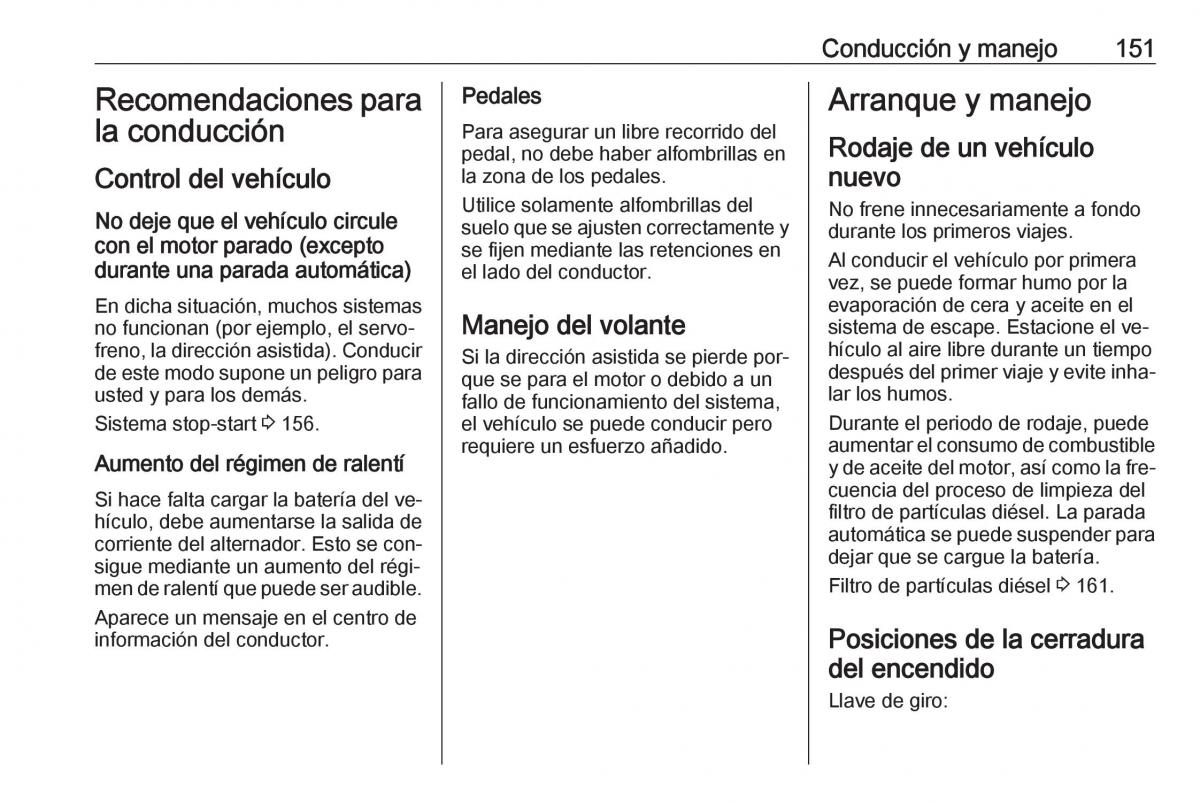 Opel Astra J IV 4 manual del propietario / page 153