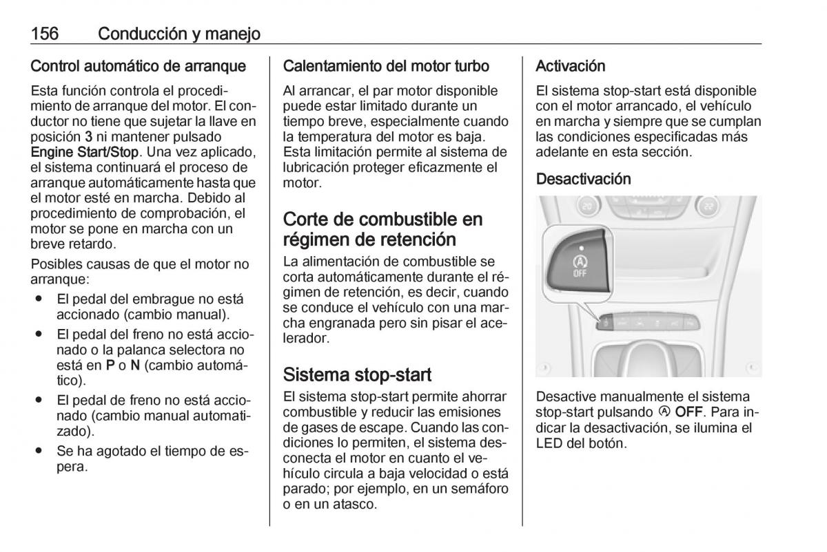 Opel Astra J IV 4 manual del propietario / page 158