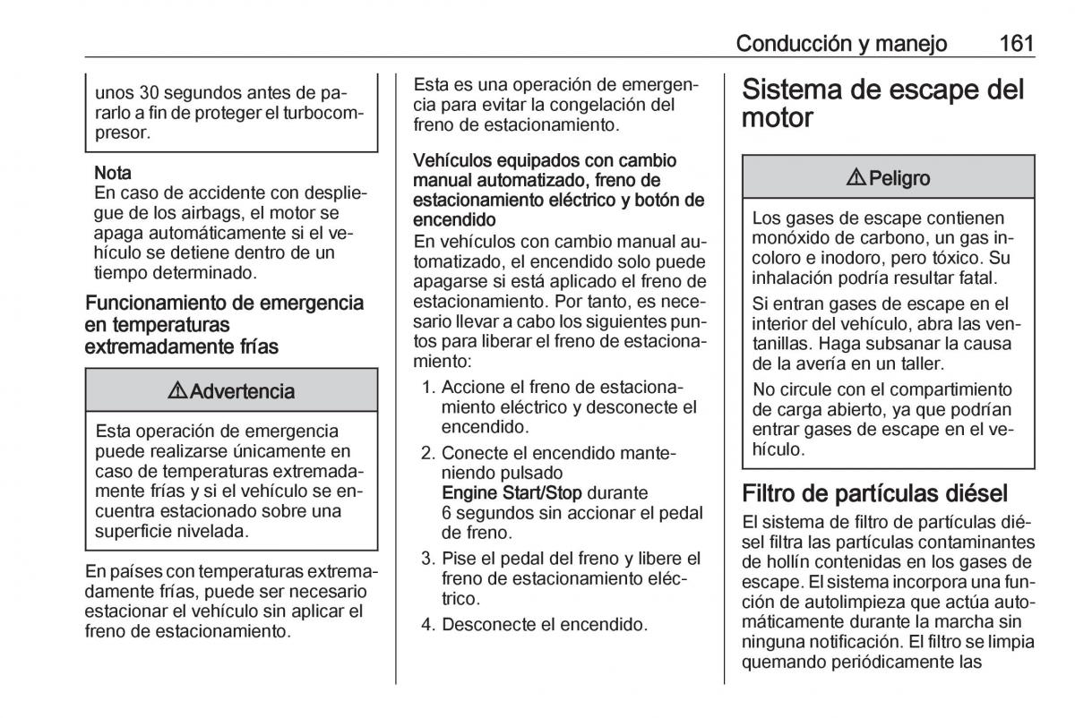 Opel Astra J IV 4 manual del propietario / page 163