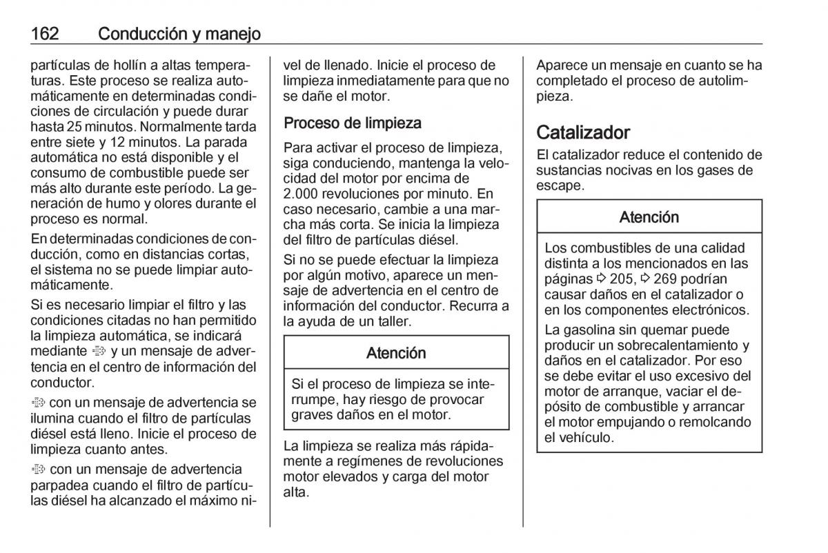 Opel Astra J IV 4 manual del propietario / page 164