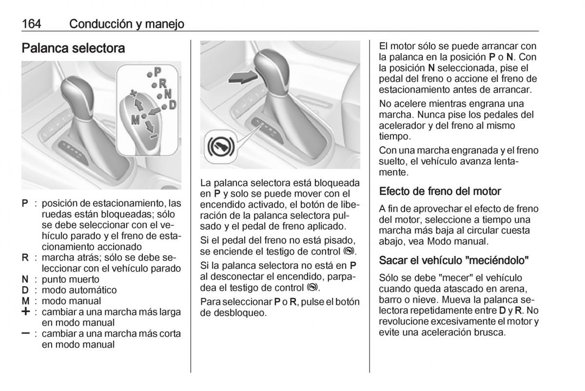 Opel Astra J IV 4 manual del propietario / page 166