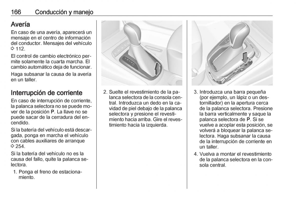 Opel Astra J IV 4 manual del propietario / page 168