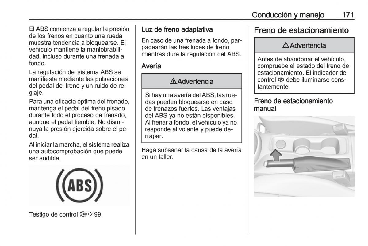 Opel Astra J IV 4 manual del propietario / page 173