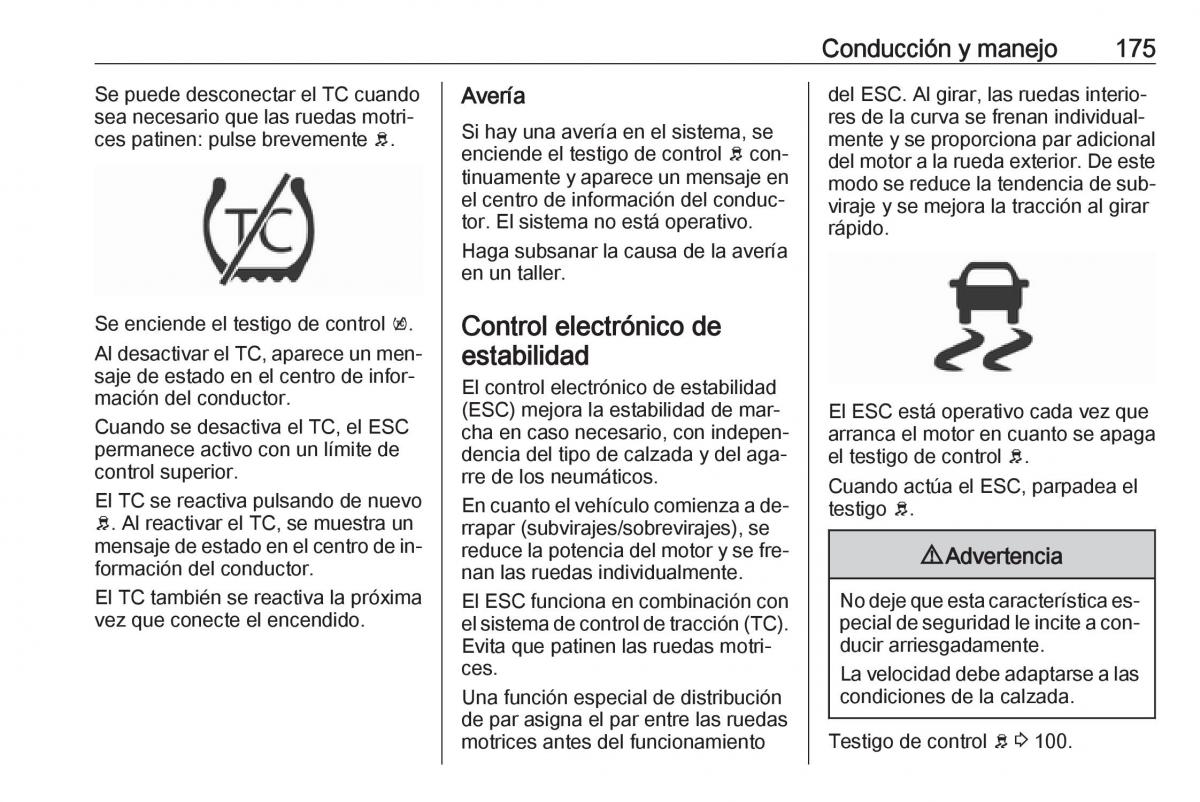 Opel Astra J IV 4 manual del propietario / page 177