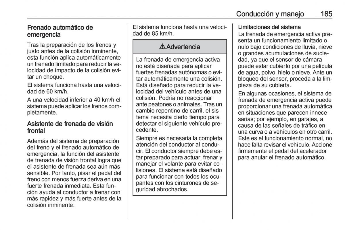 Opel Astra J IV 4 manual del propietario / page 187