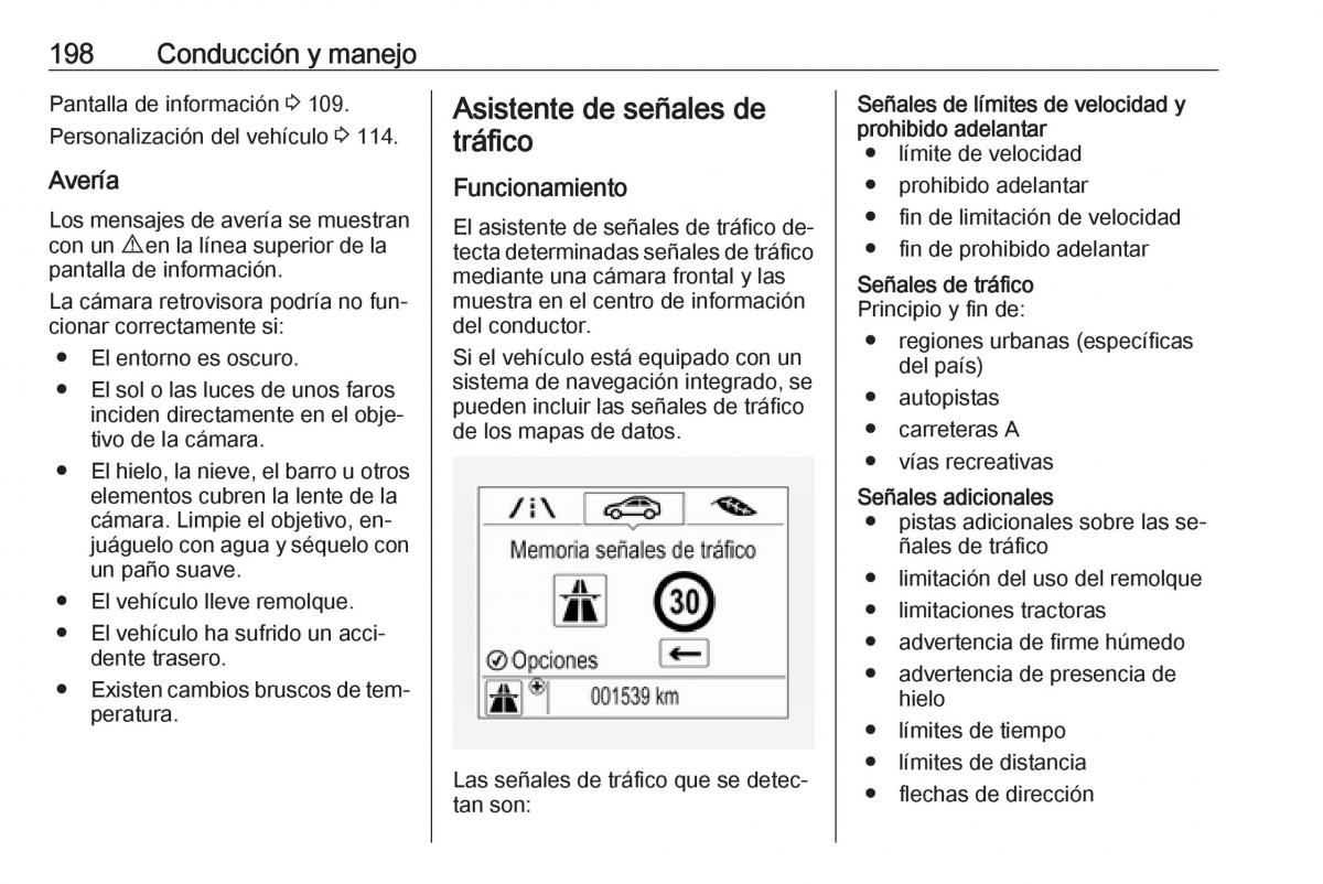 Opel Astra J IV 4 manual del propietario / page 200