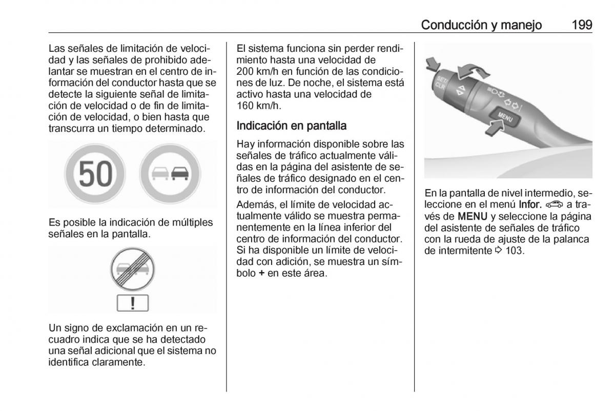 Opel Astra J IV 4 manual del propietario / page 201